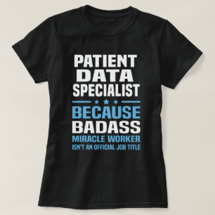 T-shirt Spécialiste des données patients