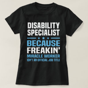 T-shirt Spécialiste des personnes handicapées