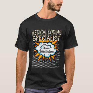 T-shirt Spécialiste du codage Médicale - Drôle de héros
