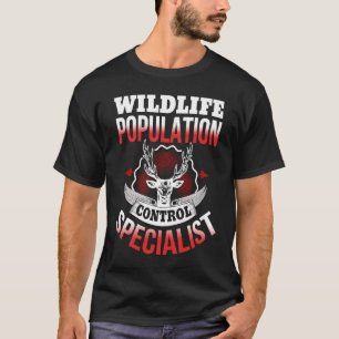 T-shirt Spécialiste du contrôle de la population de la fau
