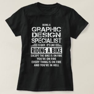 T-shirt Spécialiste en design graphique
