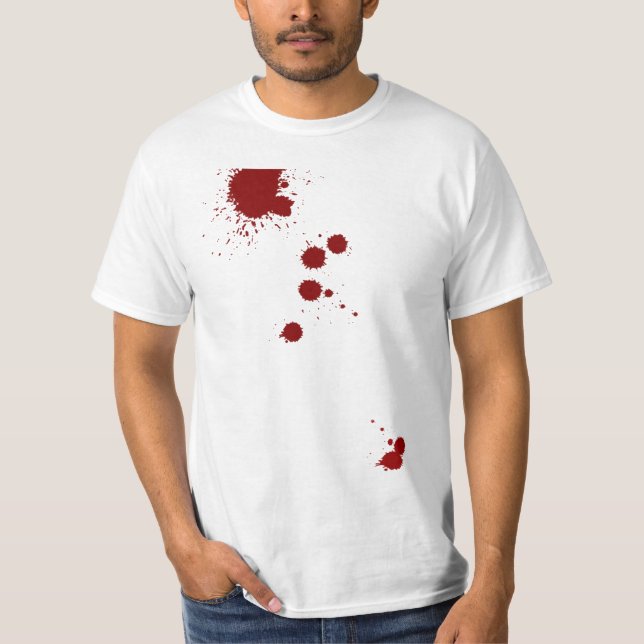 T-shirt Spécialiste en éclaboussure de sang (Devant)