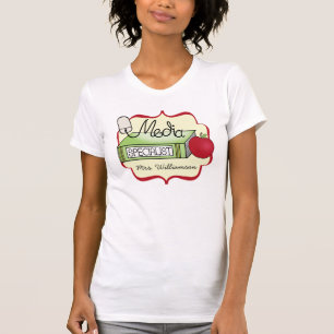 T-shirt Spécialiste en médias d'école