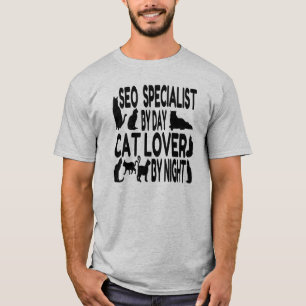 T-shirt Spécialiste en référencement Amoureux des chats