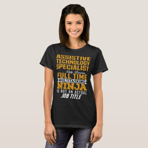 T-shirt Spécialiste en technologie d'assistance