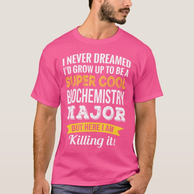 T-shirt Spécialité Biochimie Drôle (Devant)