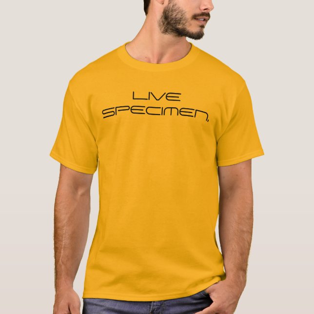 T-SHIRT SPÉCIMEN VIVANT (Devant)