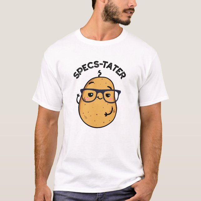 T-shirt Specs-tato Funny Potato Spectacle Pun (Devant)