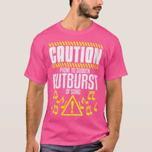 T-shirt Spectacle De Chorale Pour Chanteur D'Opéra - Sudde