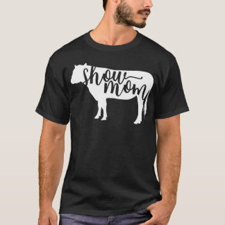 T-shirt Spectacle de vache maman drôle