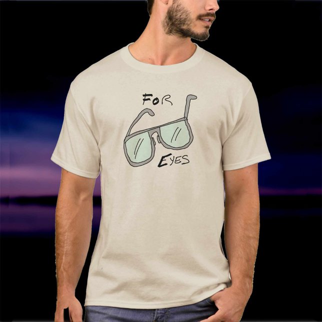 T-shirt Spectacles conçus pour les yeux (Créateur téléchargé)