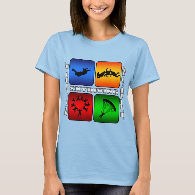 T-shirt Spectacular Skydiving (Devant)