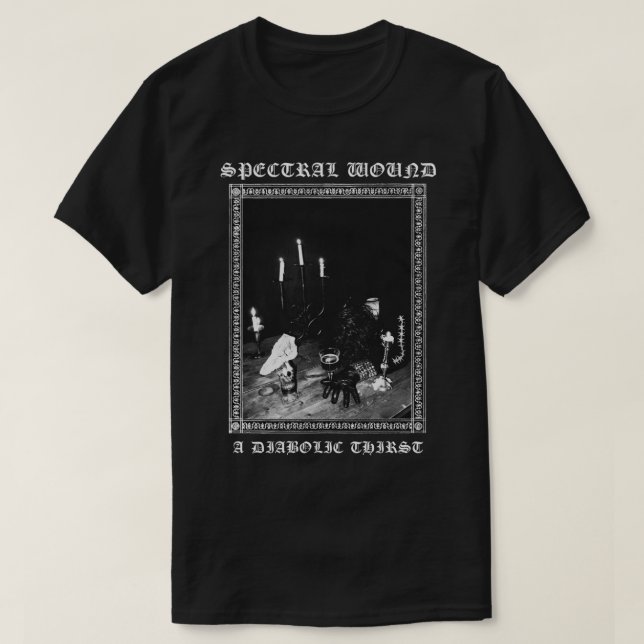 T-shirt Spectral Blessé Une Soif Diabolique Classique T-Sh (Design devant)