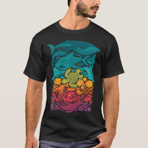 T-shirt Spectre aquatique : Bleu clair