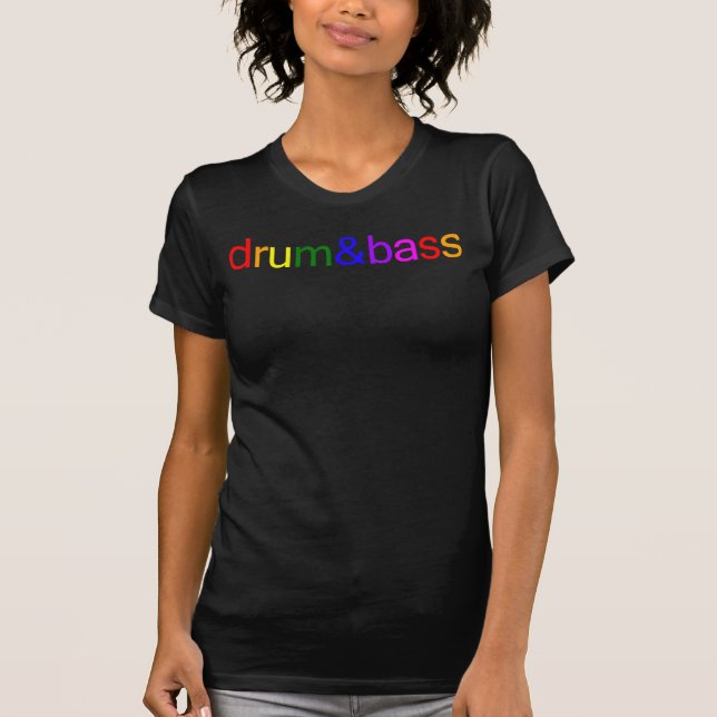 T-shirt Spectre de tambour et de basse (Devant)