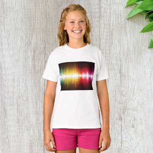 T-shirt Spectre musical Soundwave Vibrant Audio Visualizer