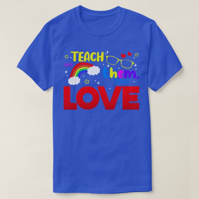 T-shirt SPED Enseignant Leur Apprendre L'Amour (Design devant)