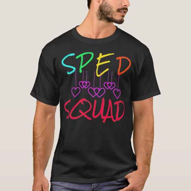 T-shirt Sped Squad, Sped Teacher, Special bff couple s a (Devant)