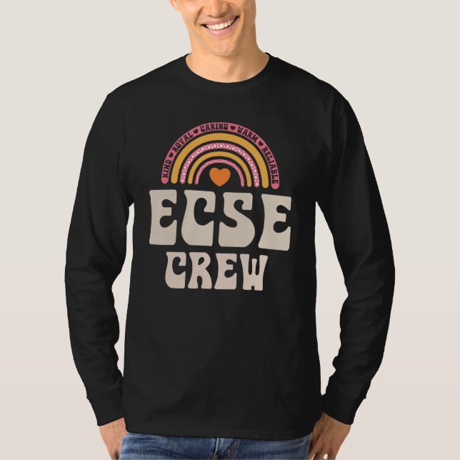 T-shirt SPED Teacher ECSE Crew Early Childhood Special Edu (Devant)