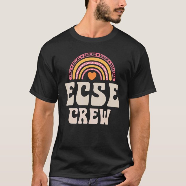 T-shirt SPED Teacher ECSE Crew Early Childhood Special Edu (Devant)
