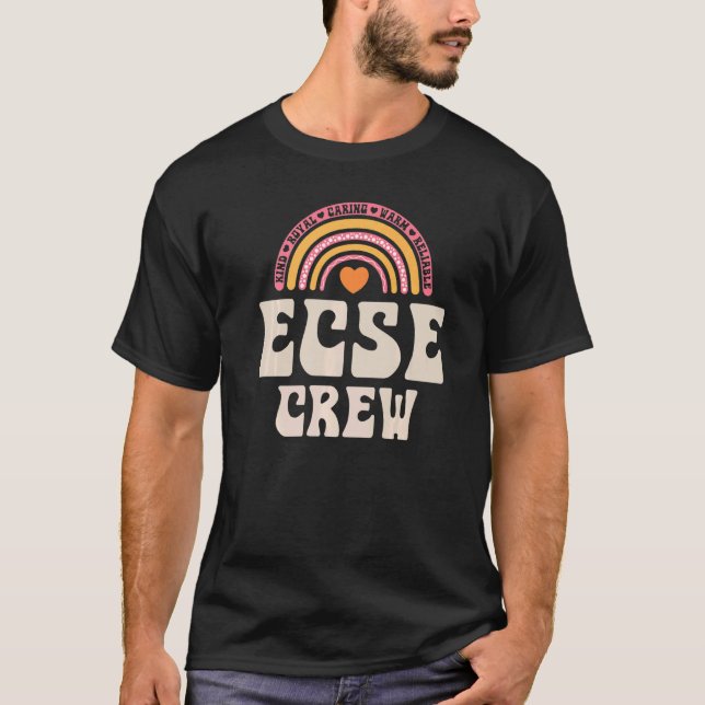 T-shirt SPED Teacher ECSE Crew Early Childhood Special Edu (Devant)