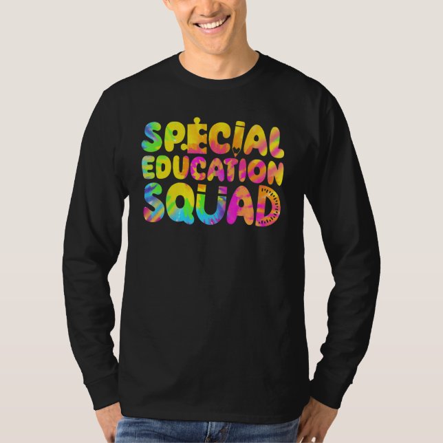 T-shirt SPED Teacher Special Education Squad Women Tie Dye (Devant)