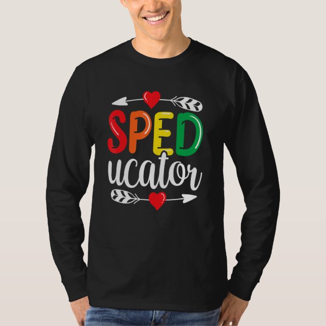 T-shirt Sped Ucator Enseignant De L'Éducation Spéciale Cut (Devant)