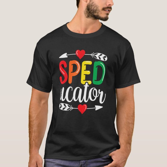 T-shirt Sped Ucator Enseignant De L'Éducation Spéciale Cut (Devant)