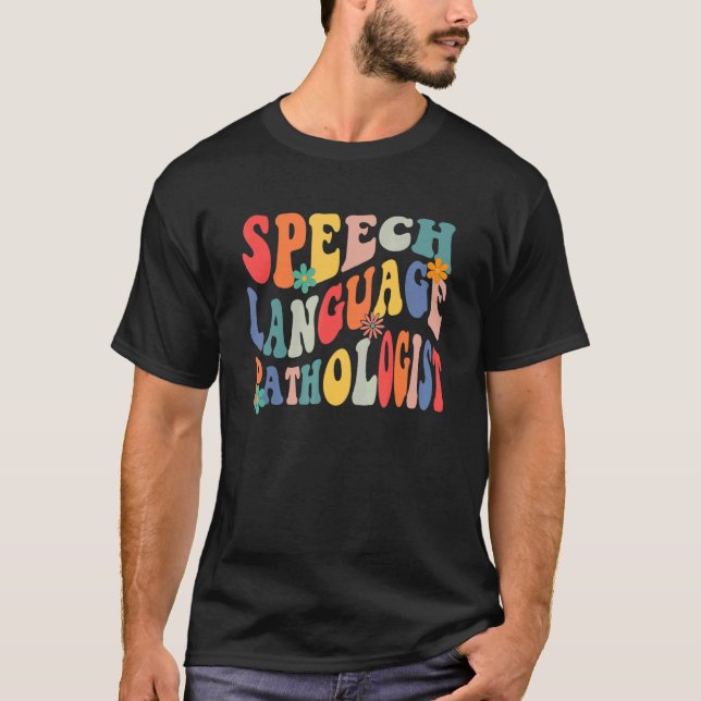 T-shirt Speech Language Pathologist SLP Speech Therapy Pat (Devant)