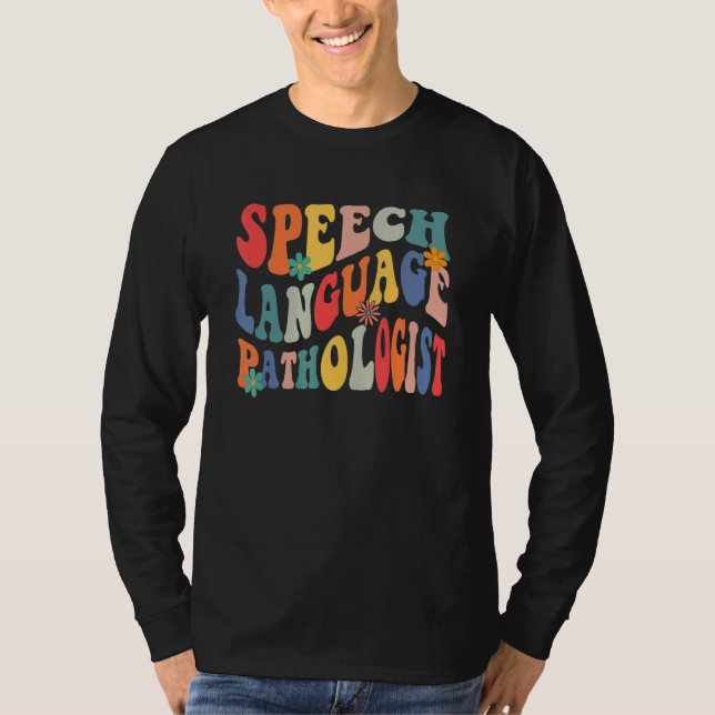 T-shirt Speech Language Pathologist SLP Speech Therapy Pat (Devant)