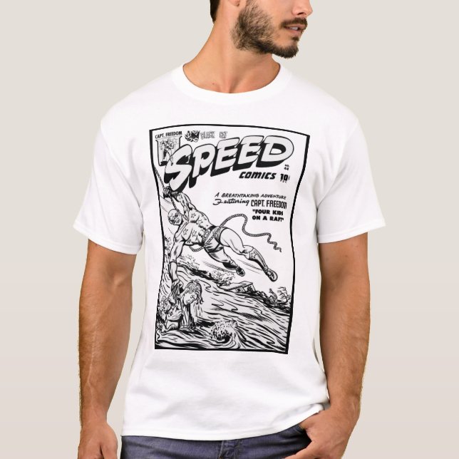 T-shirt SPEED Comics des années 1940 (Devant)