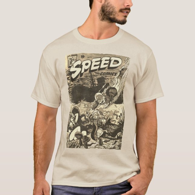 T-shirt SPEED Comics des années 1940 (Devant)