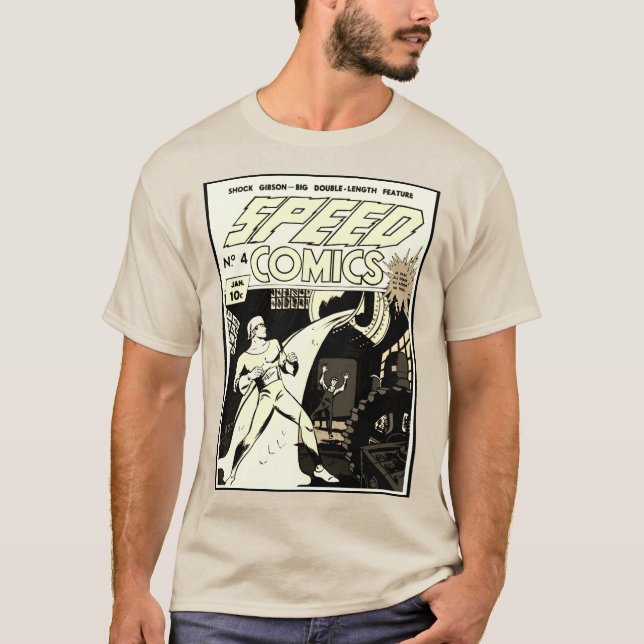 T-Shirt SPEED Comics des années 1940 (Devant)