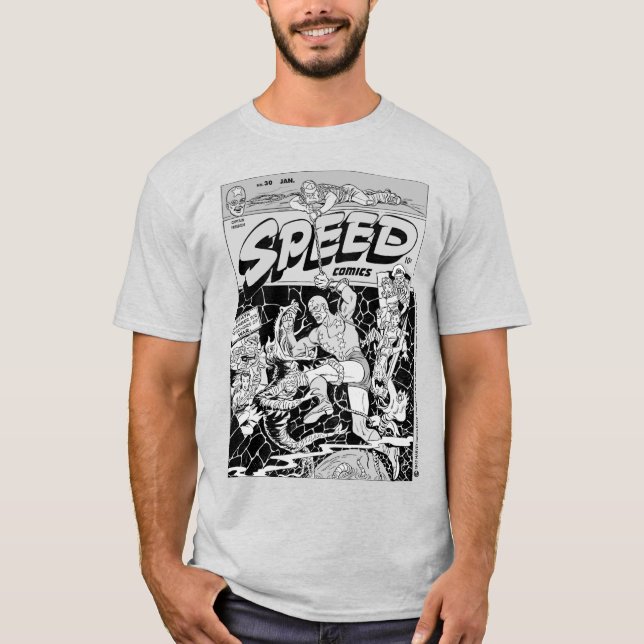 T-Shirt SPEED Comics des années 40 (Devant)