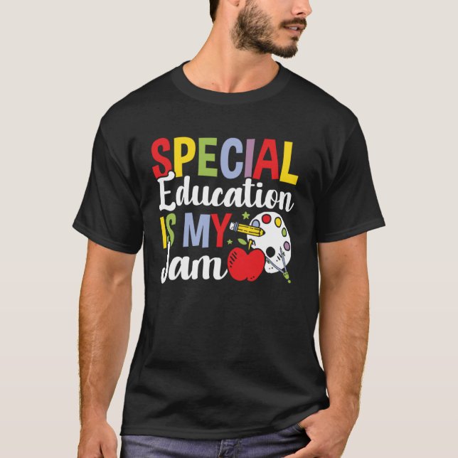 T-shirt SPEED Enseignant Éducation Spéciale Est Mon Jam 1 (Devant)