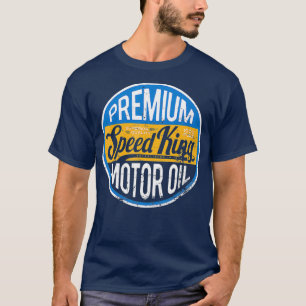 T-shirt Speed Kings Motor Oil chemises en détresse femmes
