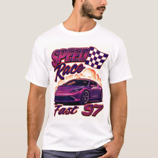 T-shirt Speed race fast 97