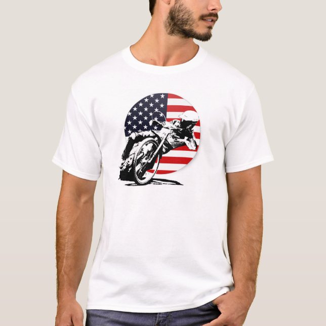 T-shirt Speed-way des Etats-Unis (Devant)