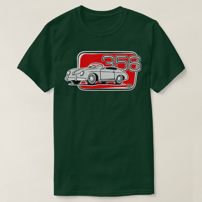 T-shirt Speedster 356 Cabrio Classic Car (Design devant)