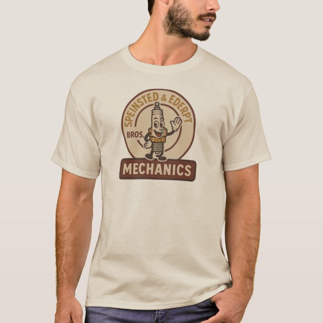 T-shirt Speinsted et Ederpt Bros. Mécanique (Devant)