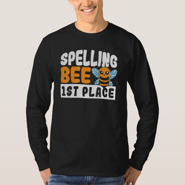 T-shirt Spelling Bee 1st Place School Spelling Bee (Devant)