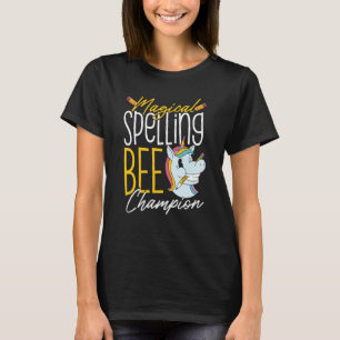 T-shirt Spelling Bee Champion Compétition Gagnant Orthogra