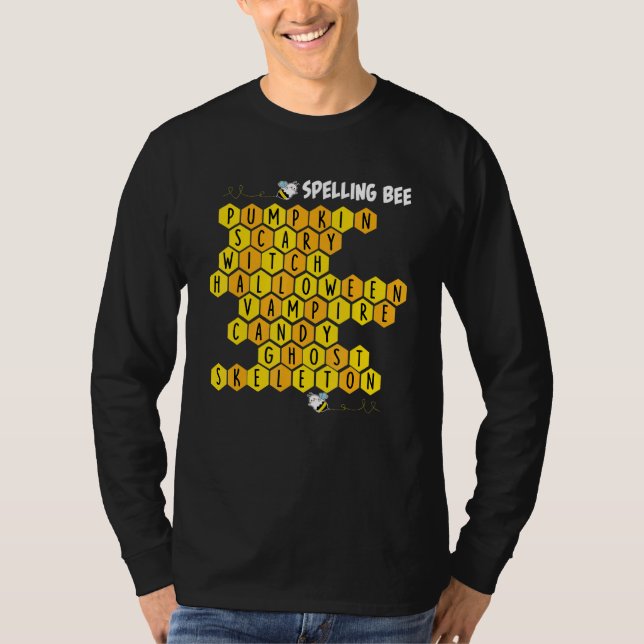 T-shirt Spelling Bee Pun Halloween Costume For Teachers (Devant)
