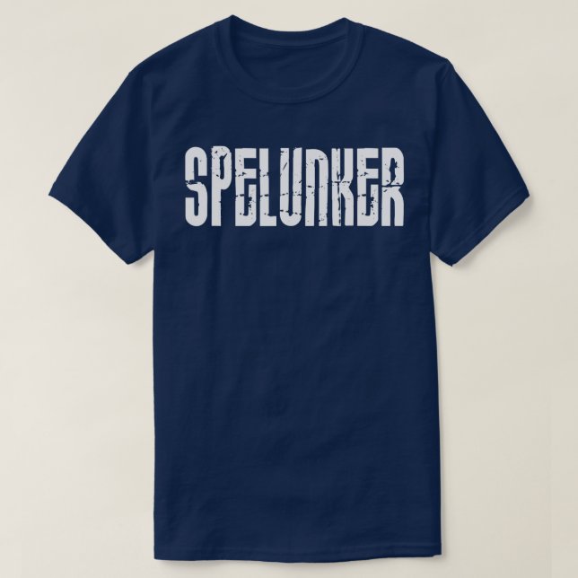 T-shirt Spelunker vintage Spelunker Spelunking Hommes femm (Design devant)