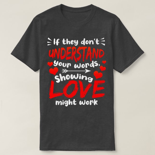 T-shirt SPEM Enseignant S'Ils Ne Comprennent Pas Vos Mots  (Design devant)