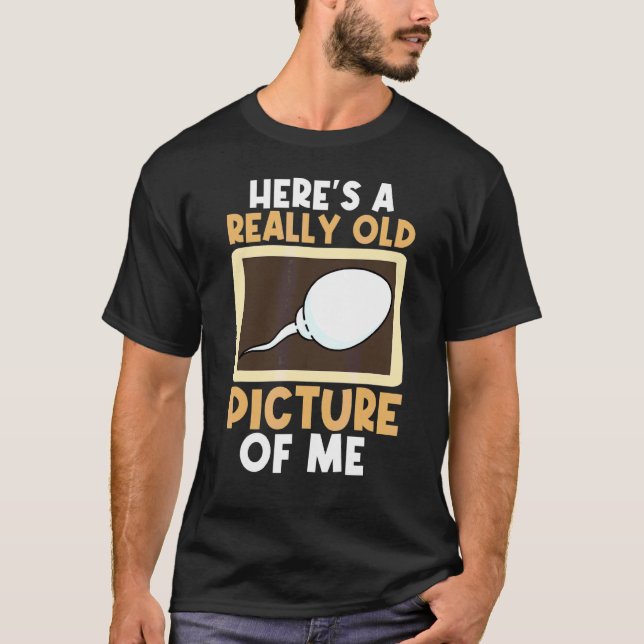 T-shirt Sperm Cell Sarcastique Anniversaire Science (Devant)