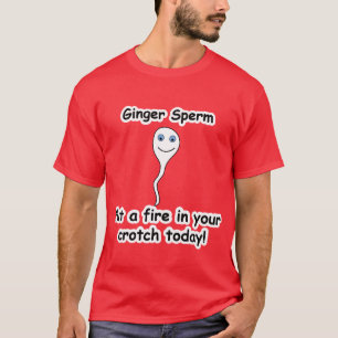 T-shirt Sperme de gingembre