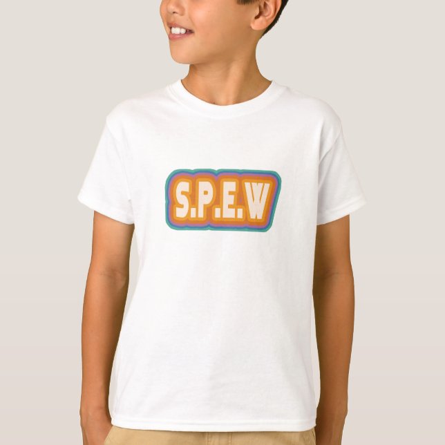 T-shirt SPEW Société de promotion de la protection des élé (Devant)