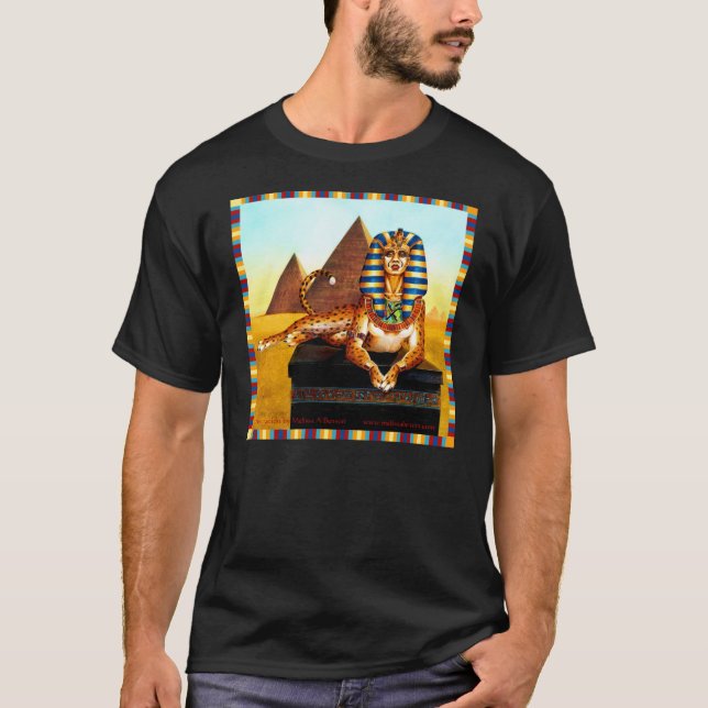 T-shirt Sphinx avec les yeux d'or (Devant)