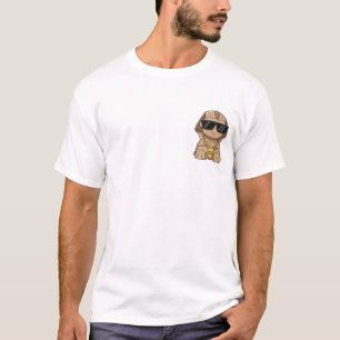 T-shirt Sphinx Cool avec Bling & Lunettes de soleil